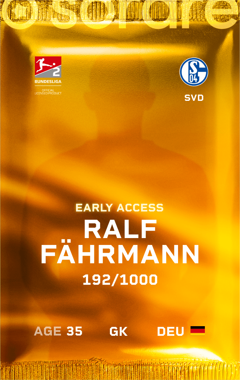 Ralf Fährmann 2024-25 • Limited 192/1000
