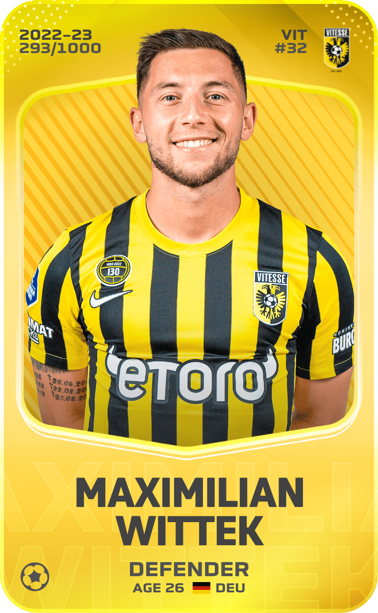 Maximilian Wittek 2022-23 • Limited 293/1000