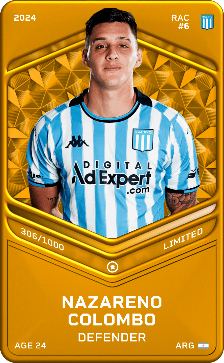 Nazareno Colombo 2024-25 • Limited 306/1000