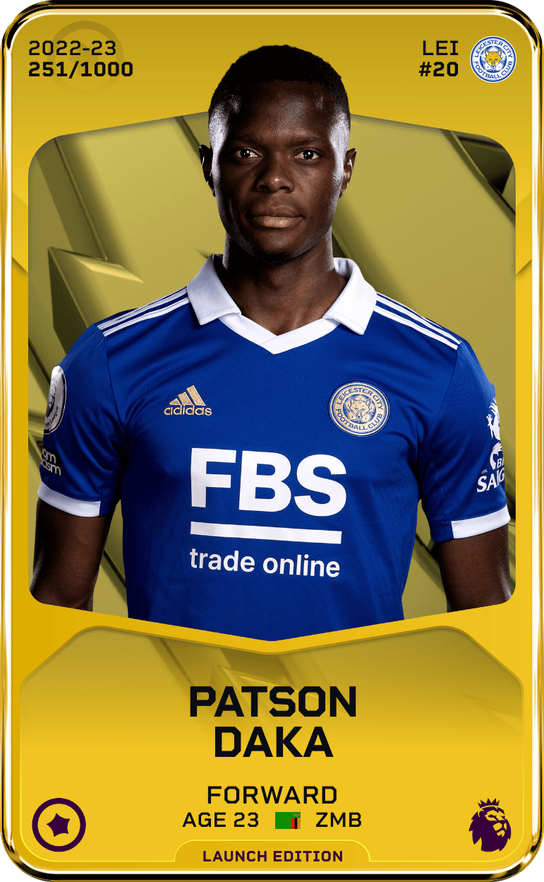 Patson Daka 2022-23 • Limited 251/1000
