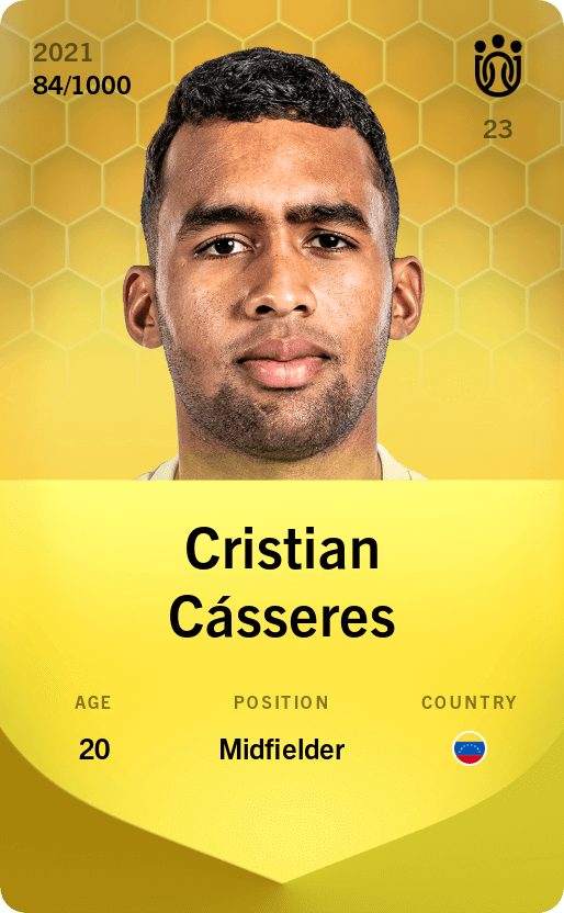 Cristian Cásseres 2021-22 • Limited 84/1000