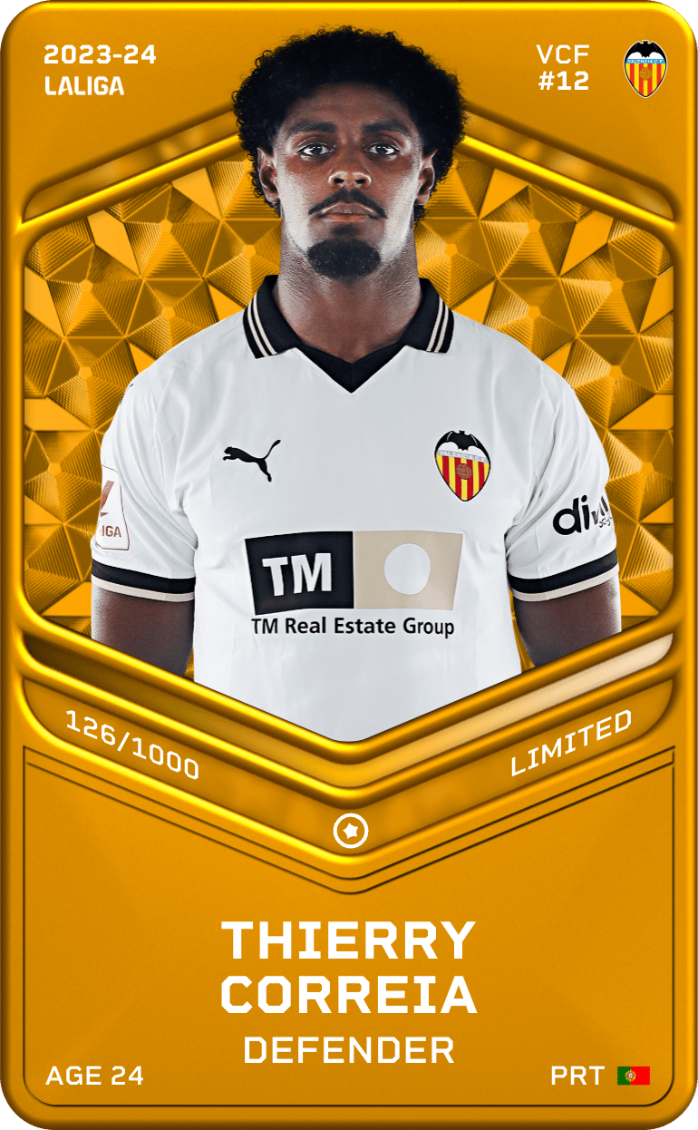 Thierry Correia 2023-24 • Limited 126/1000
