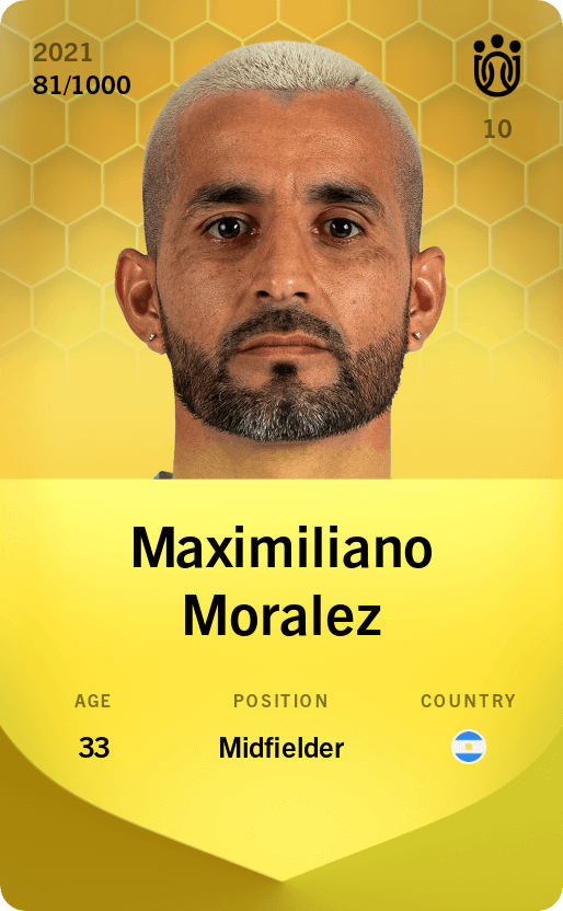 Maximiliano Moralez 2021-22 • Limited 81/1000