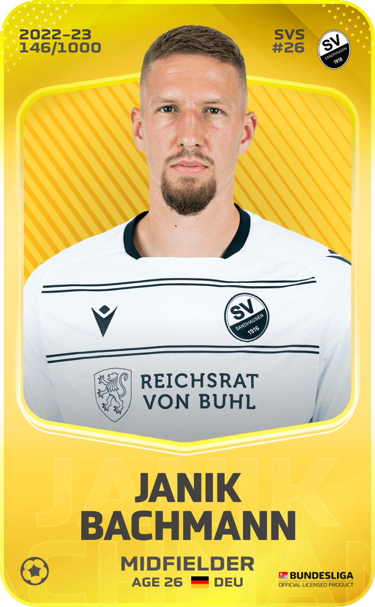 Janik Bachmann 2022-23 • Limited 146/1000