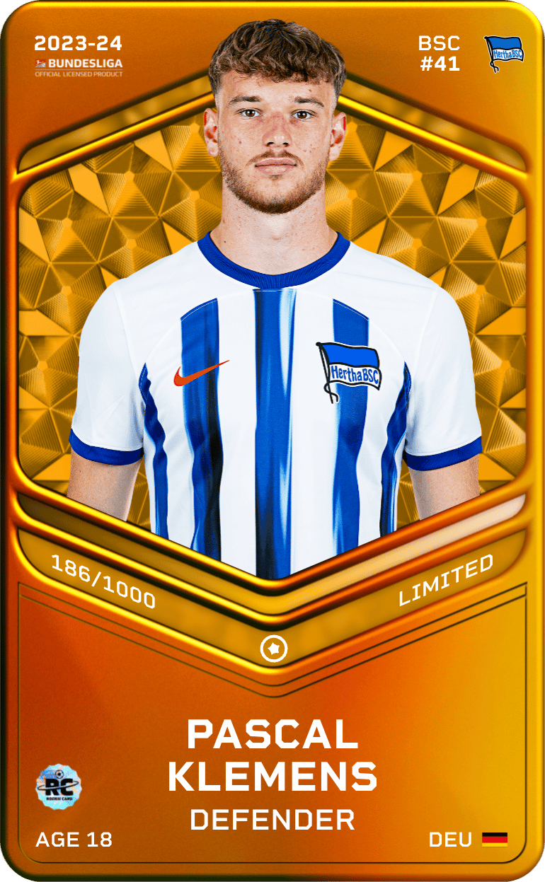 Pascal Klemens 2023-24 • Limited 186/1000