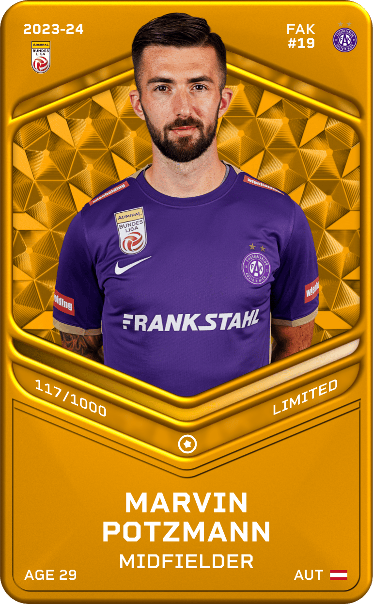 Marvin Potzmann 2023-24 • Limited 117/1000