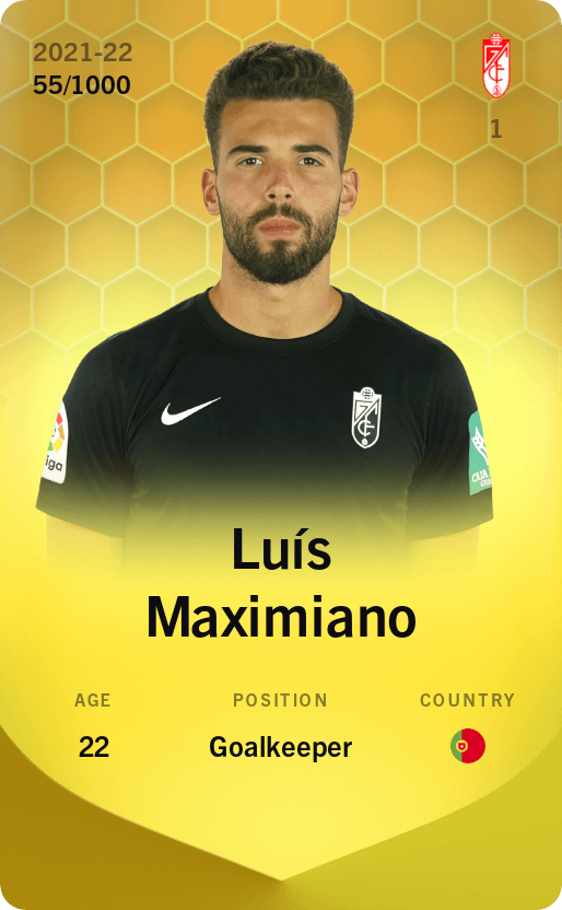 Luís Maximiano 2021-22 • Limited 55/1000