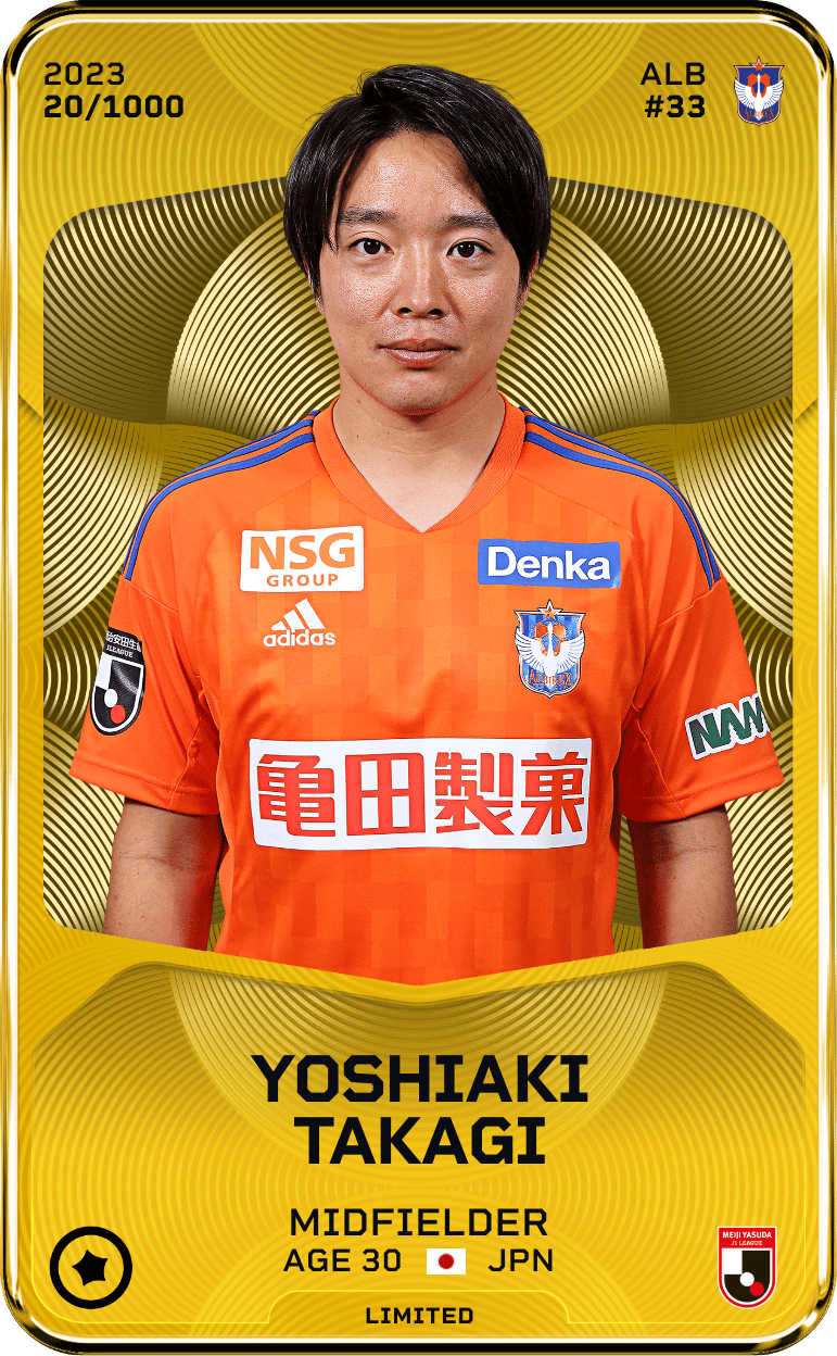 Yoshiaki Takagi 2023-24 • Limited 20/1000