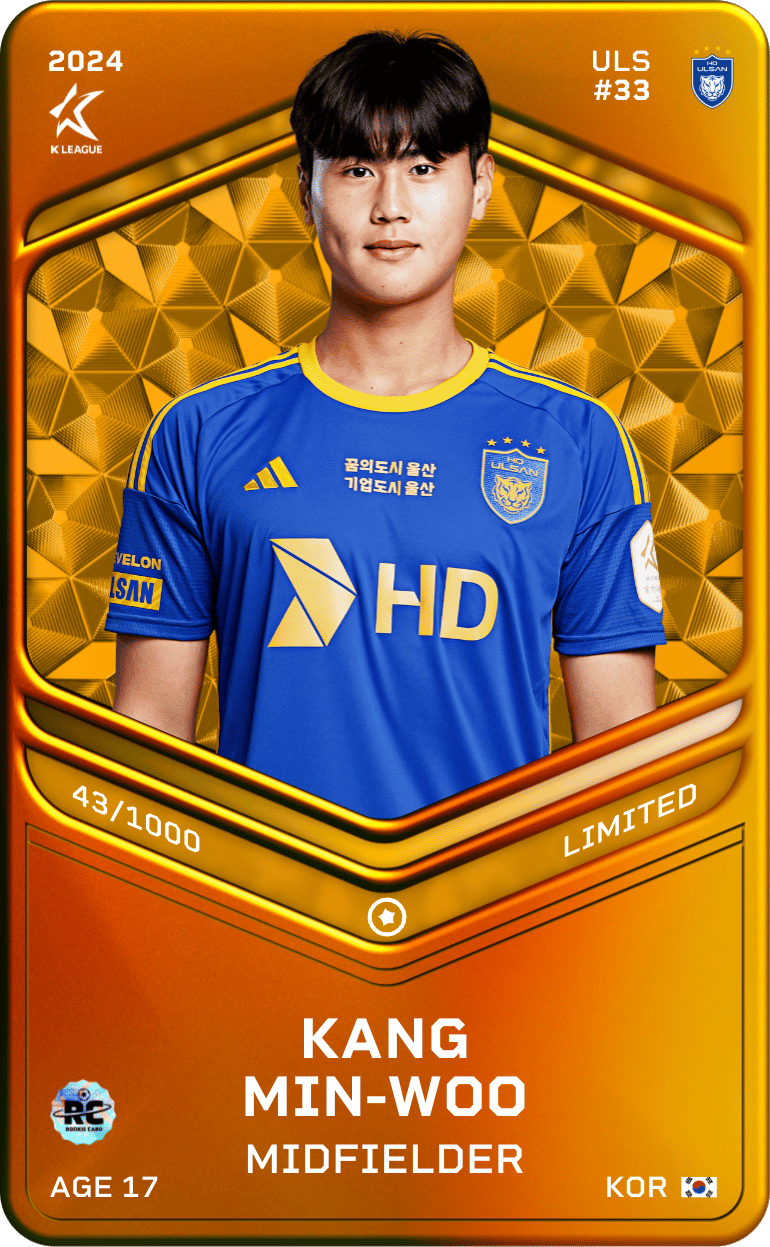 Kang Min-Woo 2024-25 • Limited 43/1000