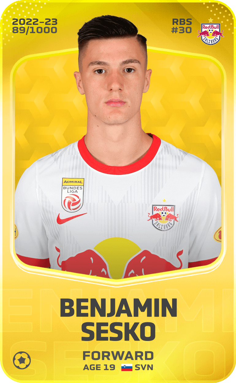 Benjamin Sesko 2022-23 • Limited 89/1000