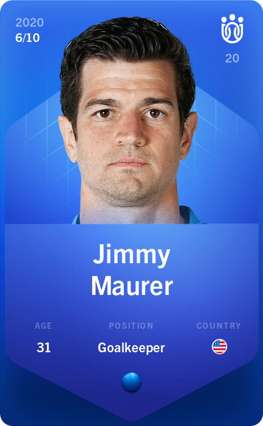 Sorare - Sorare Official - Jimmy Maurer 2020-21 • Super Rare 6/10 - NFT # 111301197971015557246069622072075330800899812083499638453691155775955952632001
