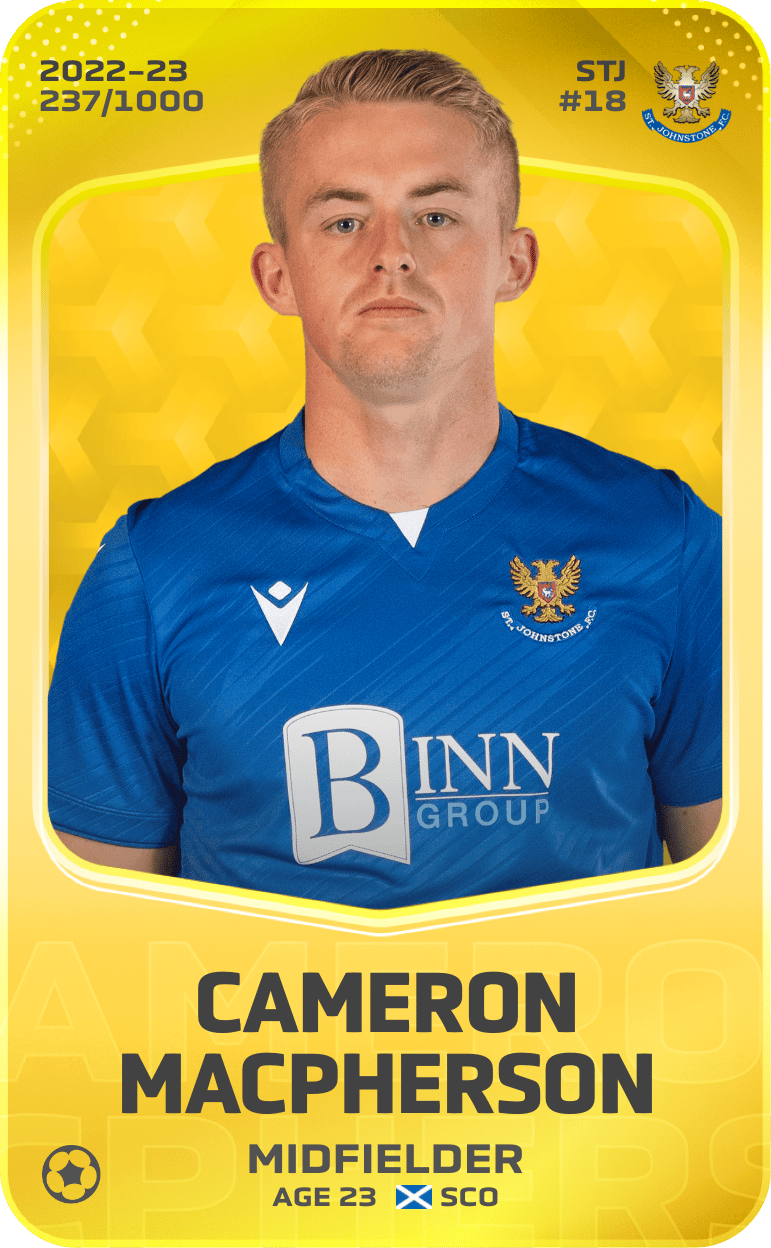 Cameron MacPherson 2022-23 • Limited 237/1000