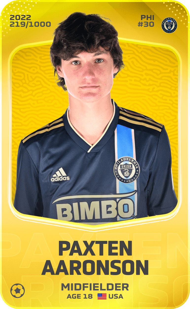 Paxten Aaronson 2022-23 • Limited 219/1000