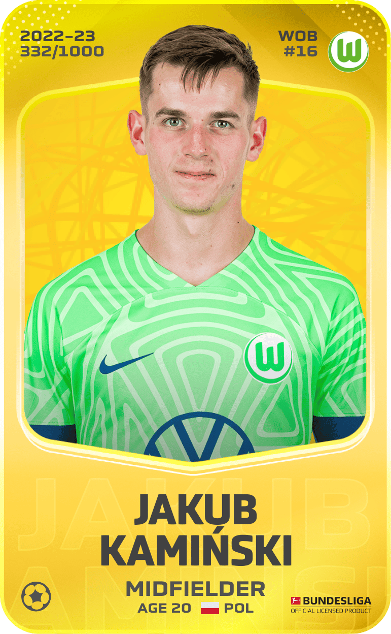 Jakub Kamiński 2022-23 • Limited 332/1000