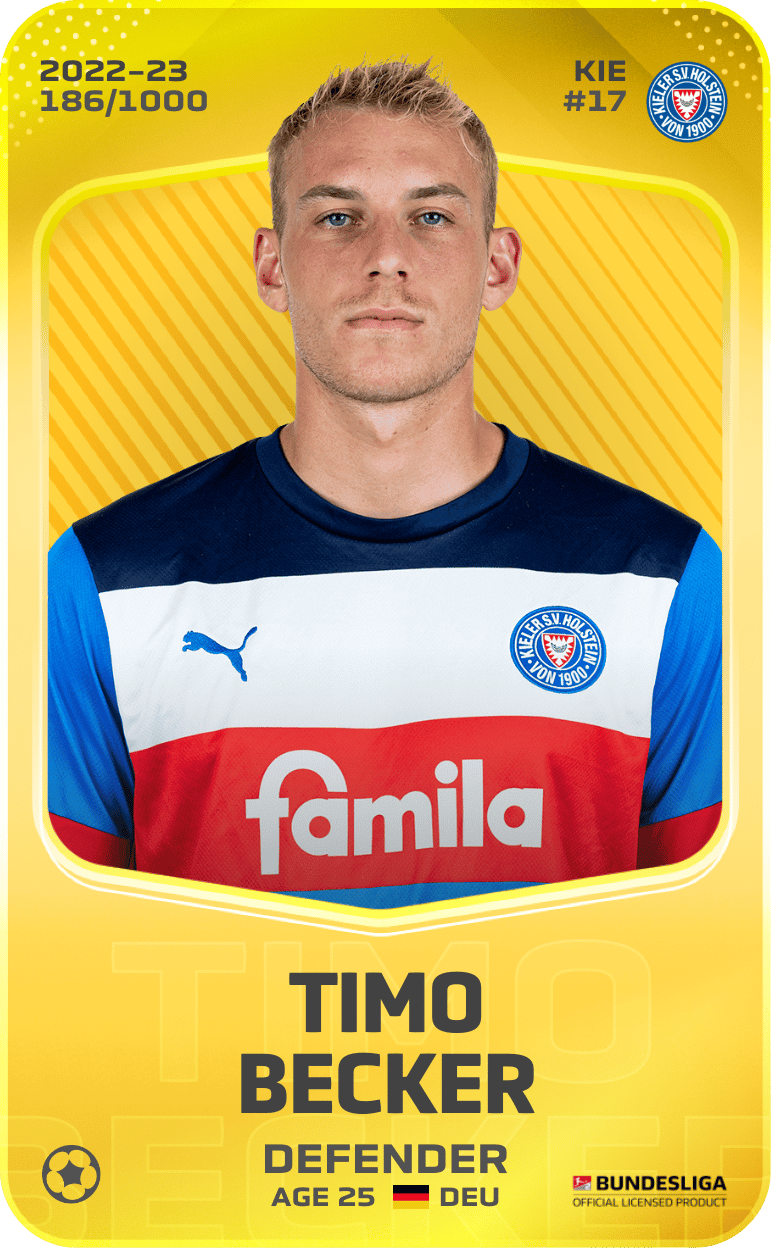 Timo Becker 2022-23 • Limited 186/1000