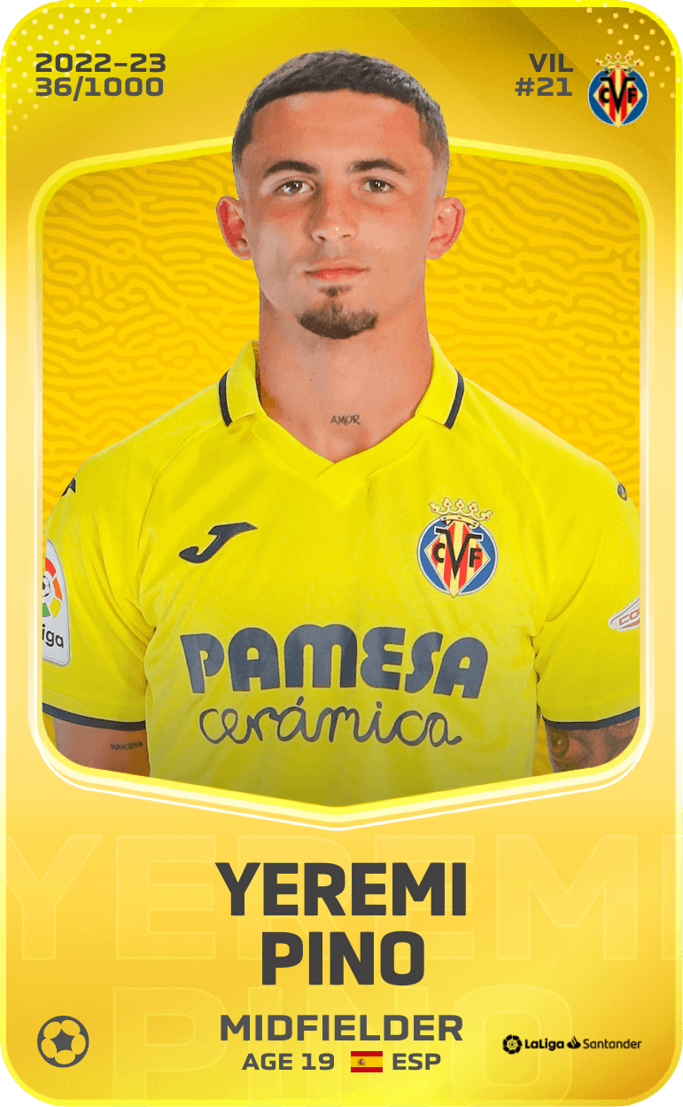 Yeremi Pino 2022-23 • Limited 36/1000