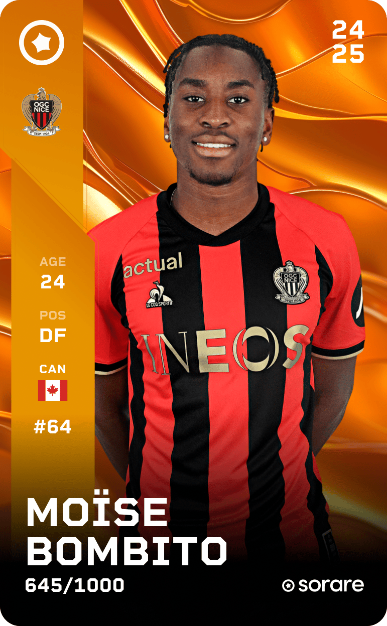 Moïse Bombito 2024-25 • Limited 645/1000