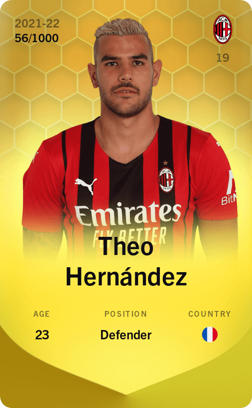 Theo Hernández 2021-22 • Limited 56/1000