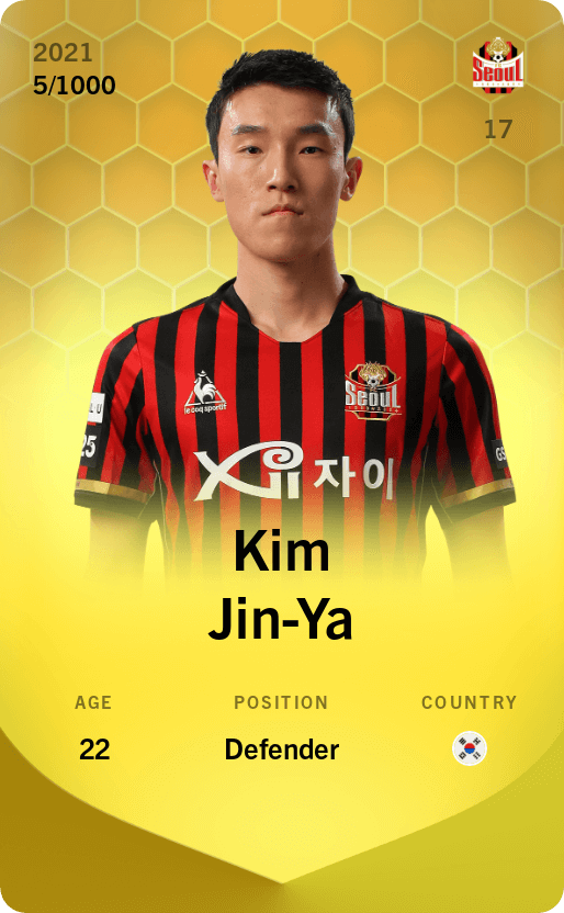 Kim Jin-Ya 2021-22 • Limited 5/1000