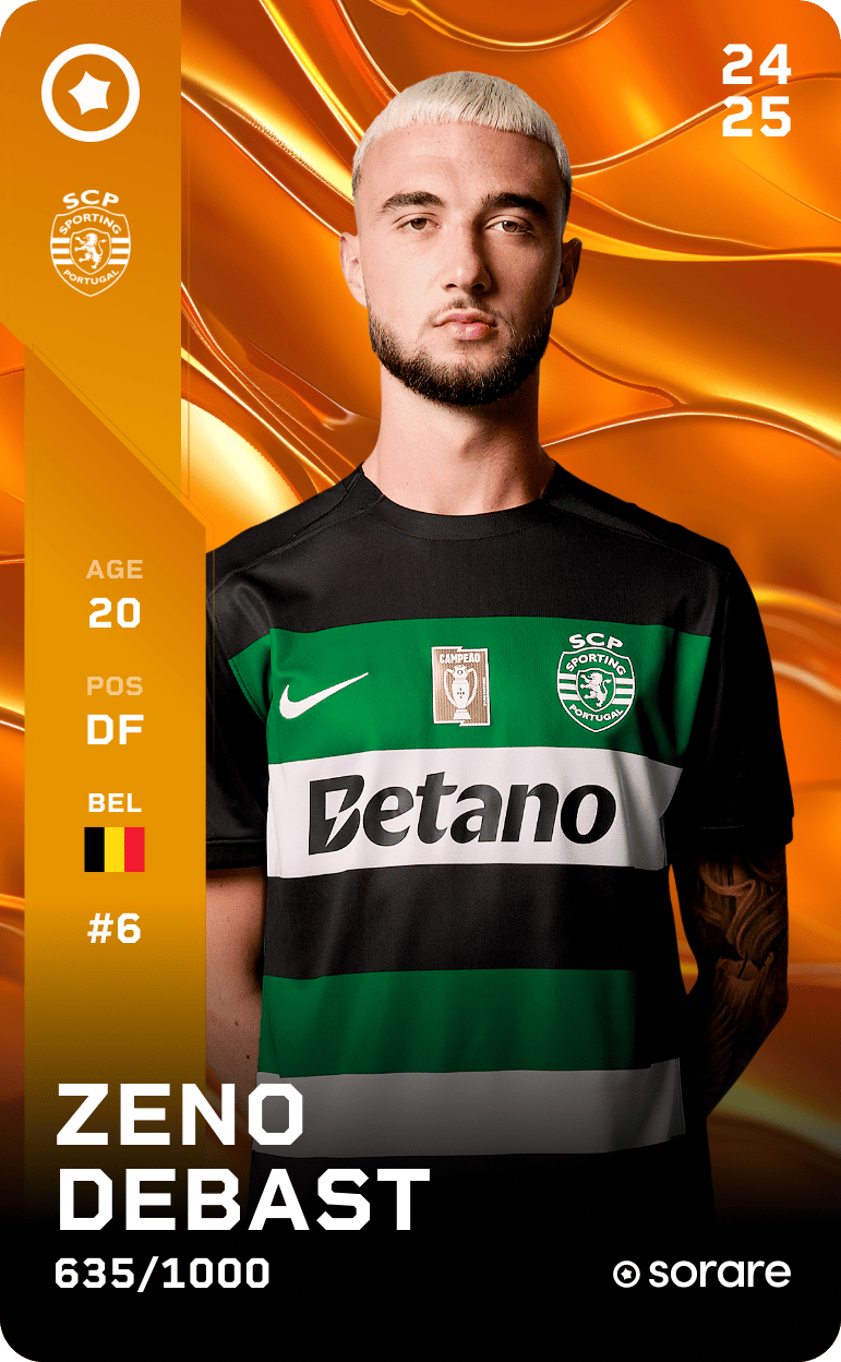 Zeno Debast 2024-25 • Limited 635/1000