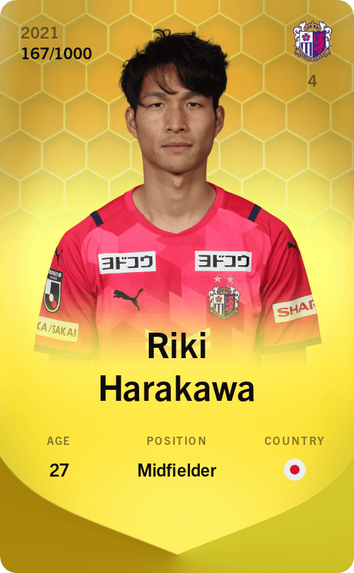 Riki Harakawa 2021-22 • Limited 167/1000