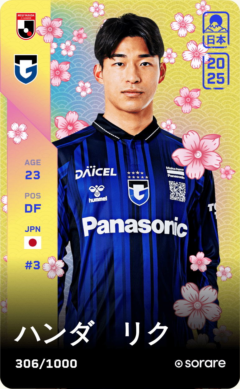 Riku Handa 2025-26 • Limited 306/1000