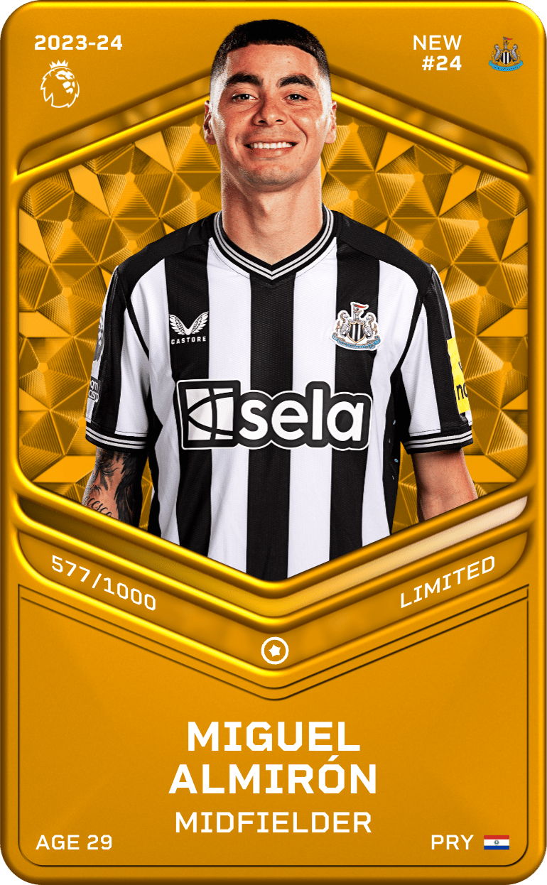 Miguel Almirón 2023-24 • Limited 577/1000