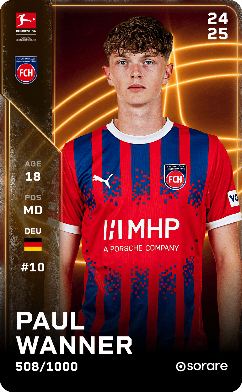 Paul Wanner 2024-25 • Limited 508/1000