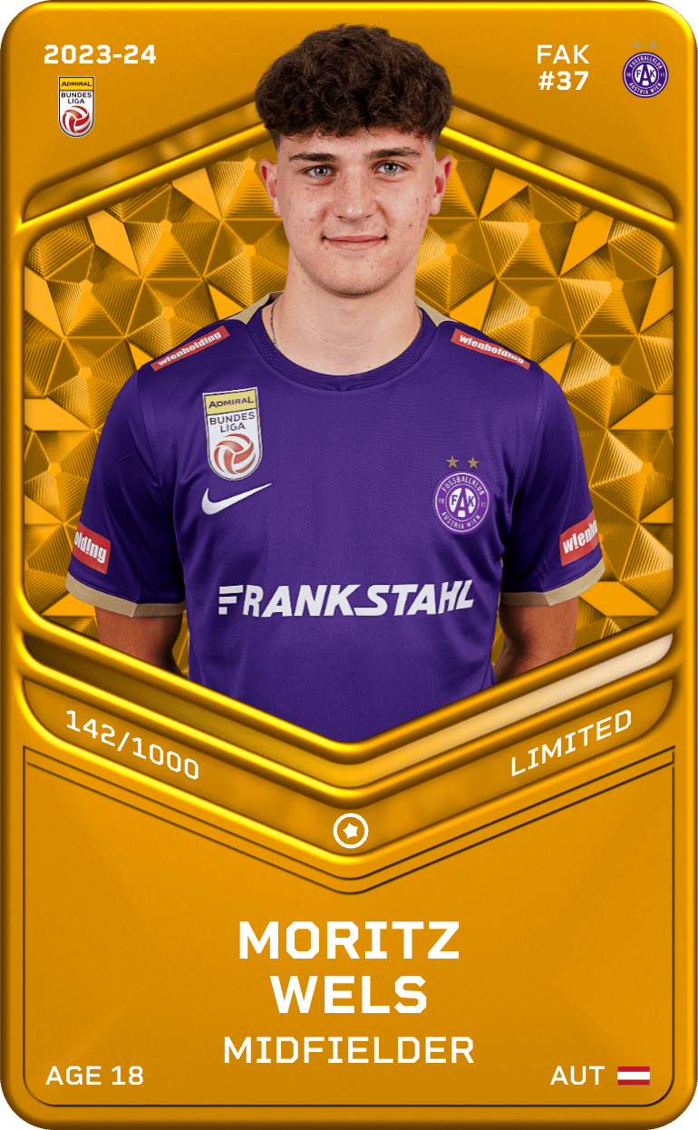 Moritz Wels 2023-24 • Limited 142/1000