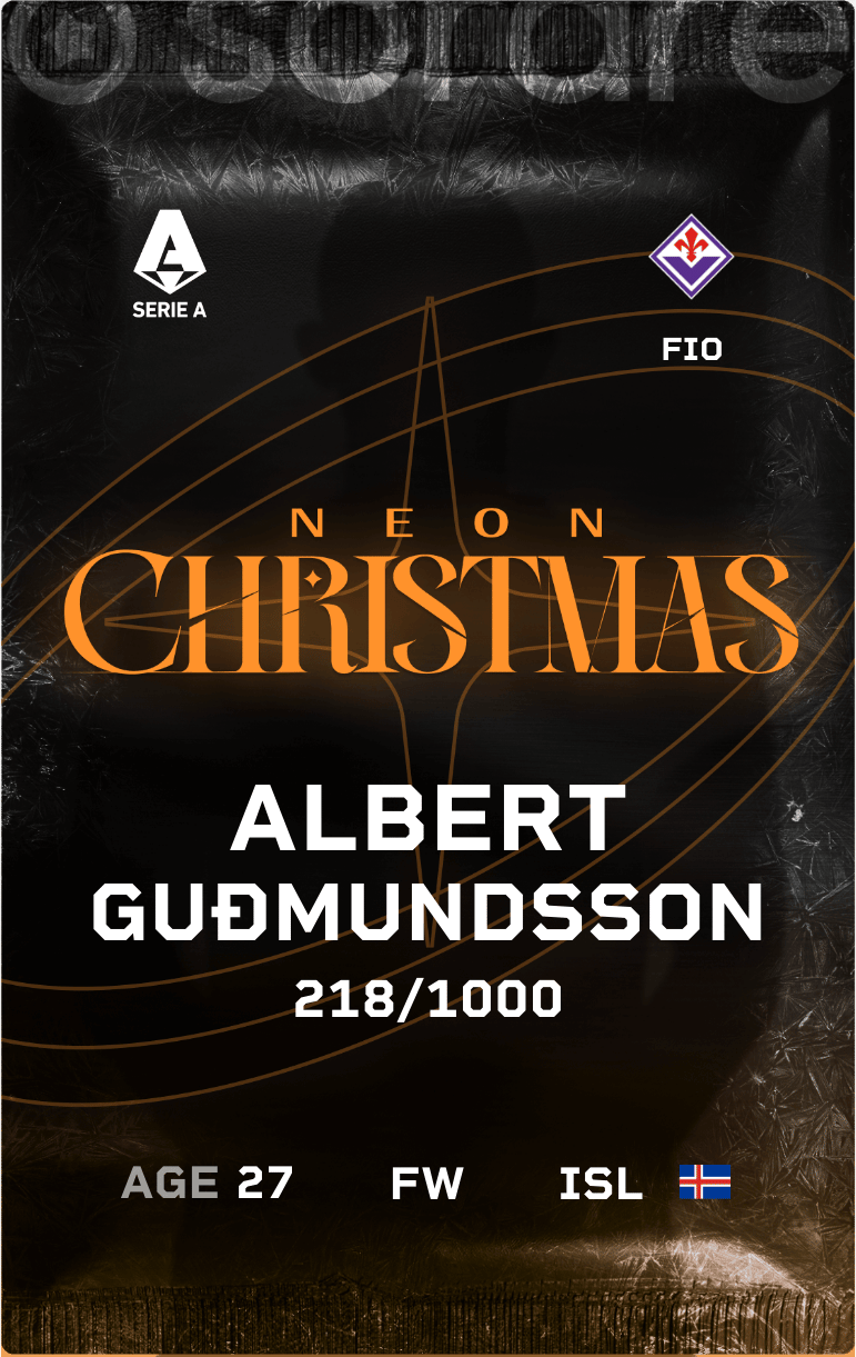 Albert Guðmundsson 2024-25 • Limited 218/1000