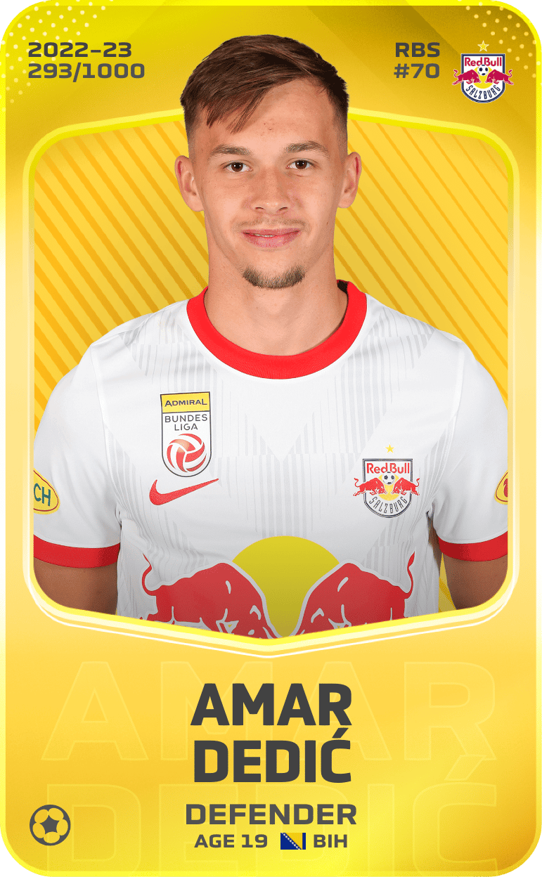 Amar Dedić 2022-23 • Limited 293/1000