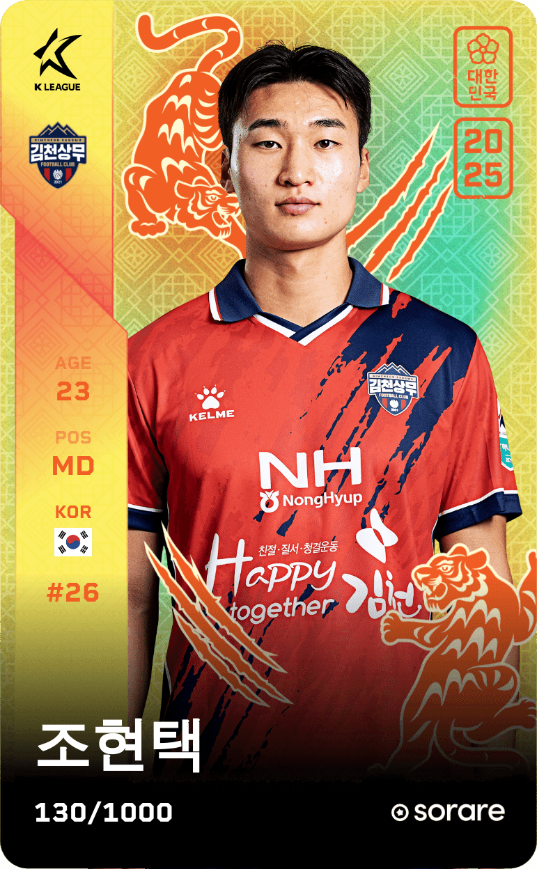 Cho Hyun-Taek 2025-26 • Limited 130/1000