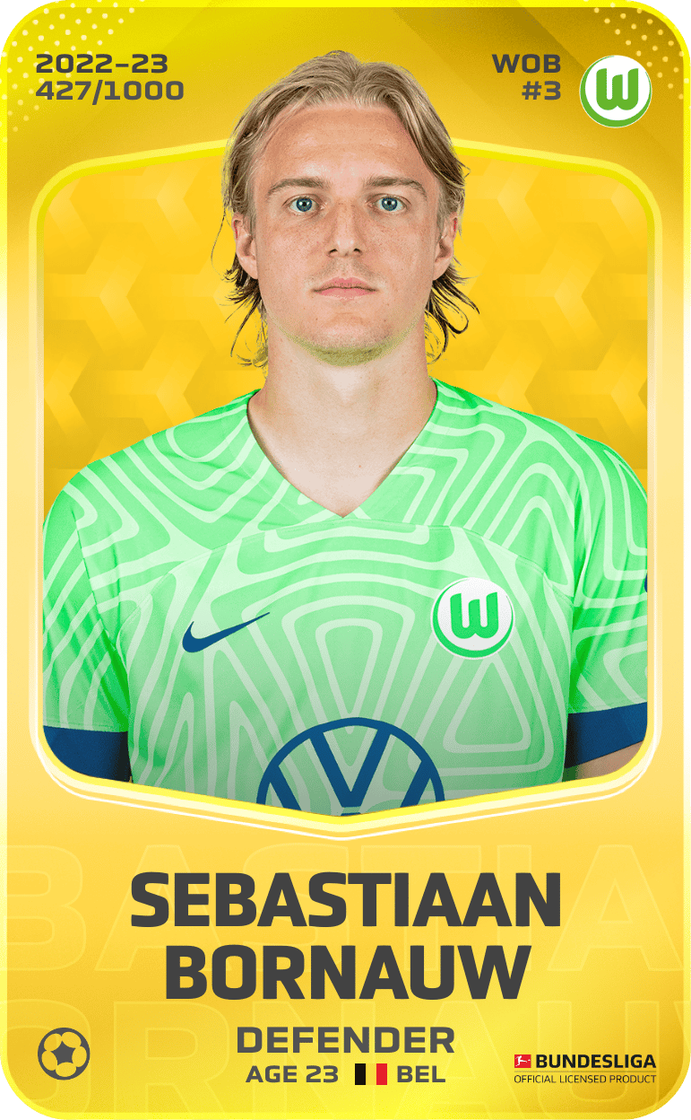 Sebastiaan Bornauw 2022-23 • Limited 427/1000