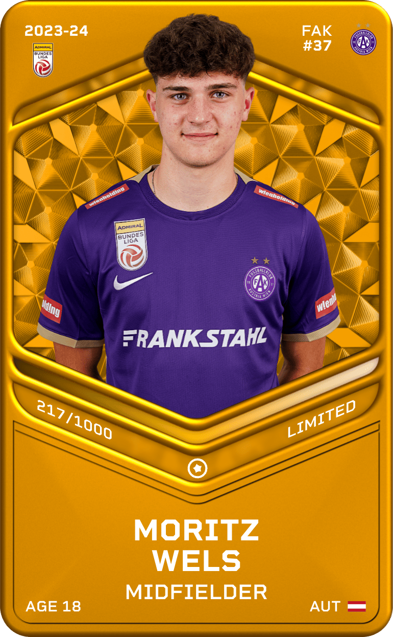 Moritz Wels 2023-24 • Limited 217/1000