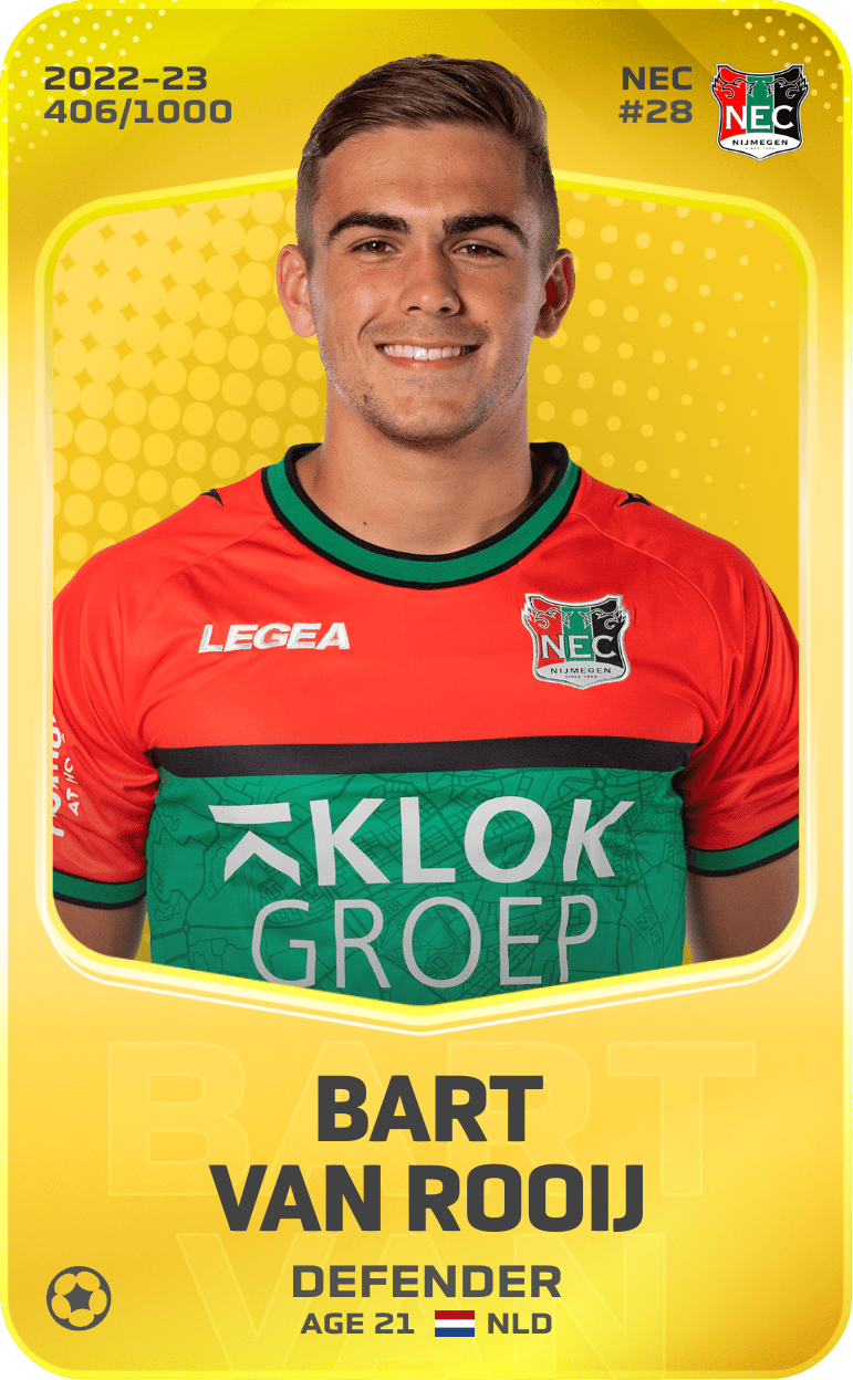 Bart van Rooij 2022-23 • Limited 406/1000