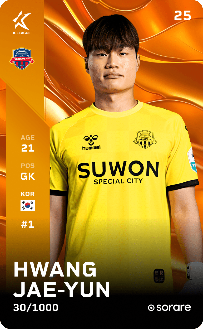 Hwang Jae-Yun 2025-26 • Limited 30/1000