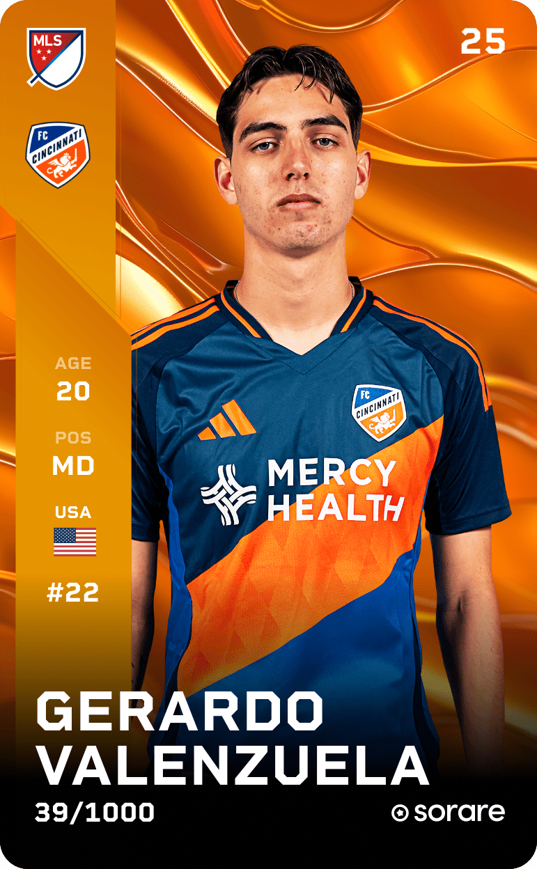Gerardo Valenzuela 2025-26 • Limited 39/1000