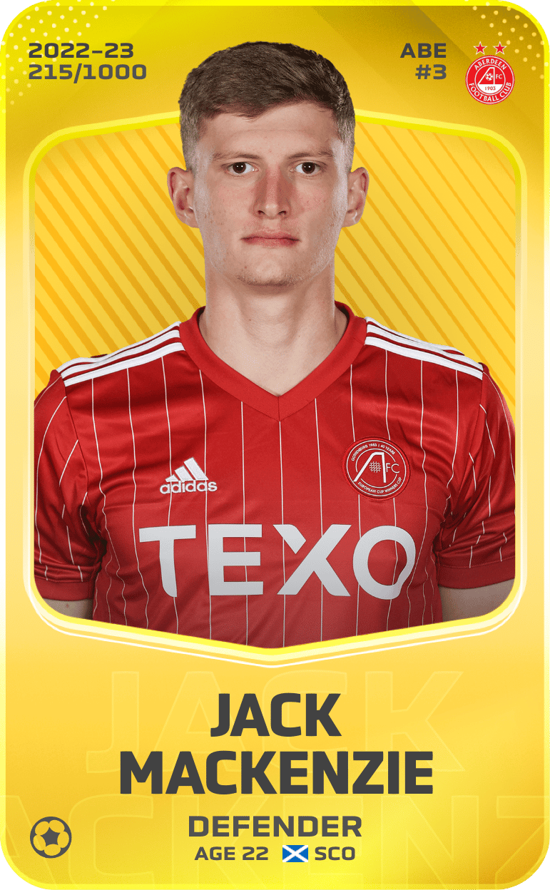 Jack MacKenzie 2022-23 • Limited 215/1000