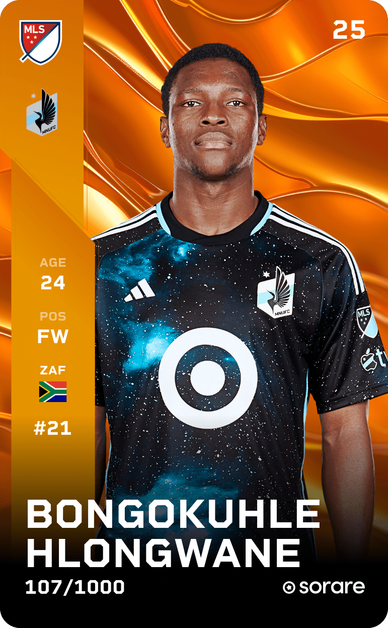 Bongokuhle Hlongwane 2025-26 • Limited 107/1000