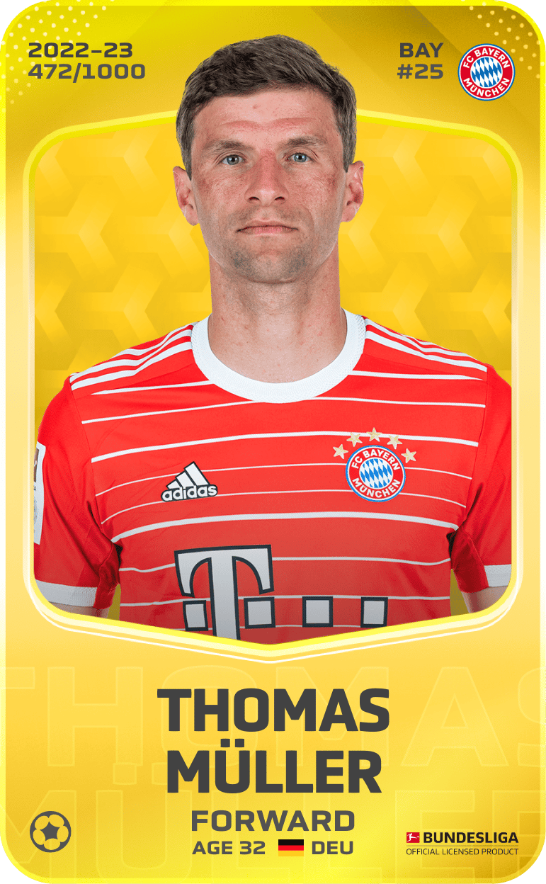 Thomas Müller 2022-23 • Limited 472/1000