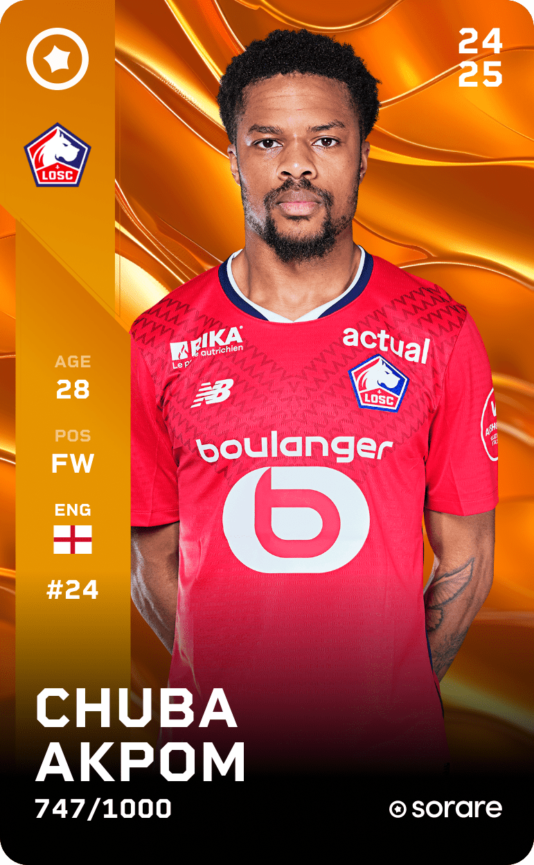 Chuba Akpom 2024-25 • Limited 747/1000
