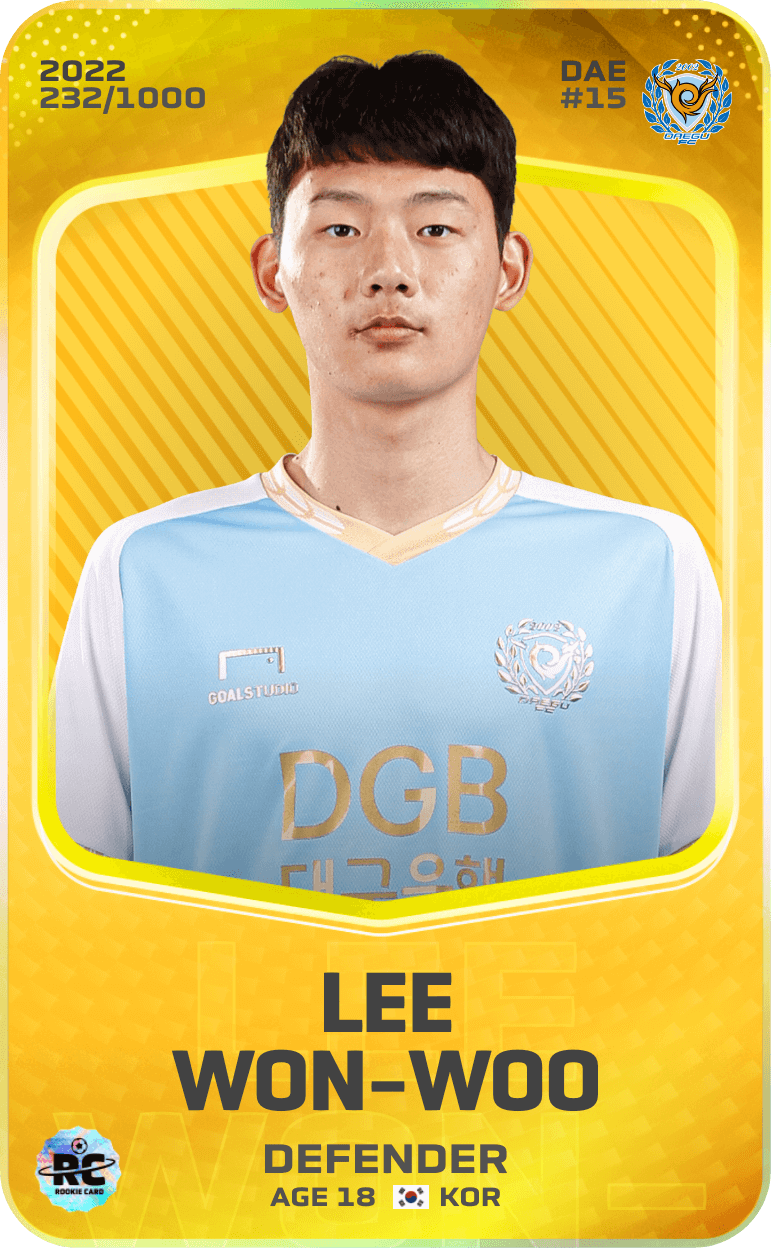 Lee Won-Woo 2022-23 • Limited 232/1000