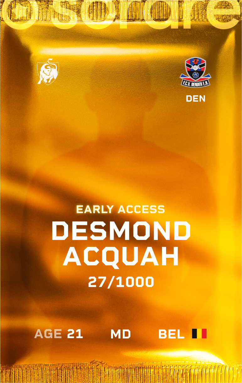 Desmond Acquah 2024-25 • Limited 27/1000