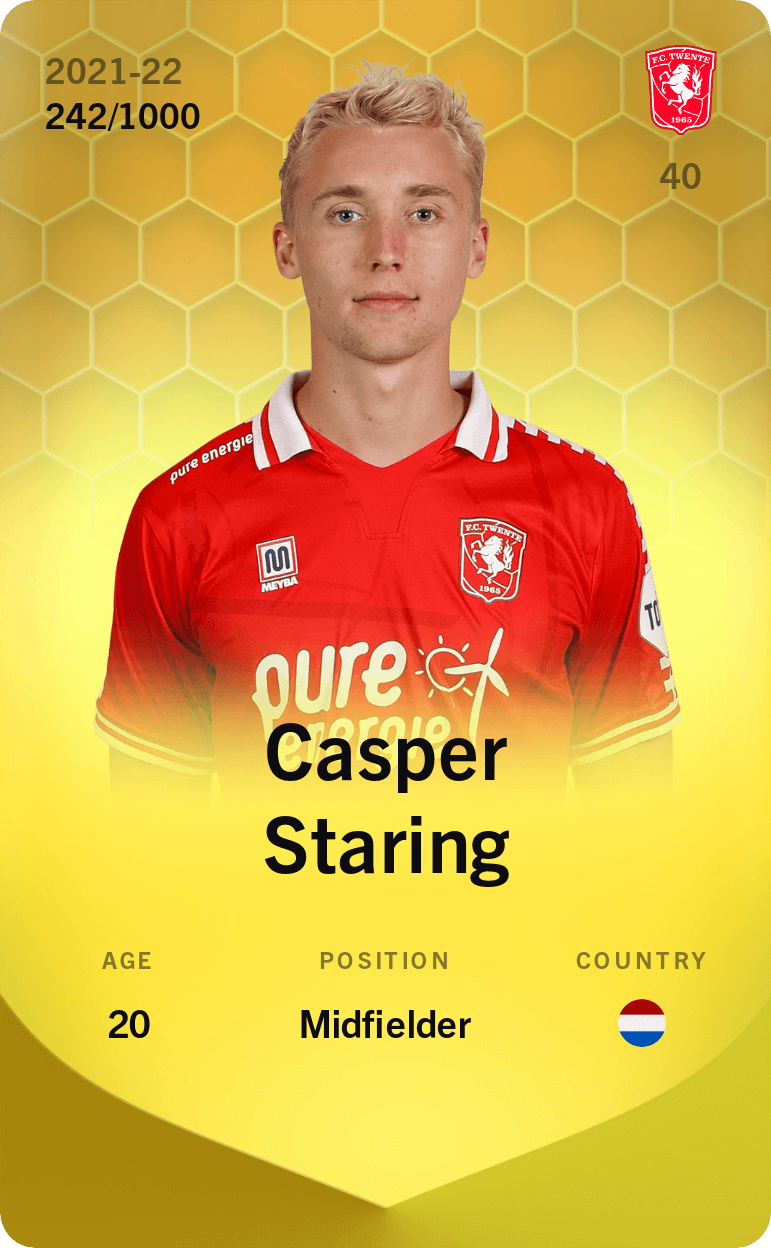 Casper Staring 2021-22 • Limited 242/1000