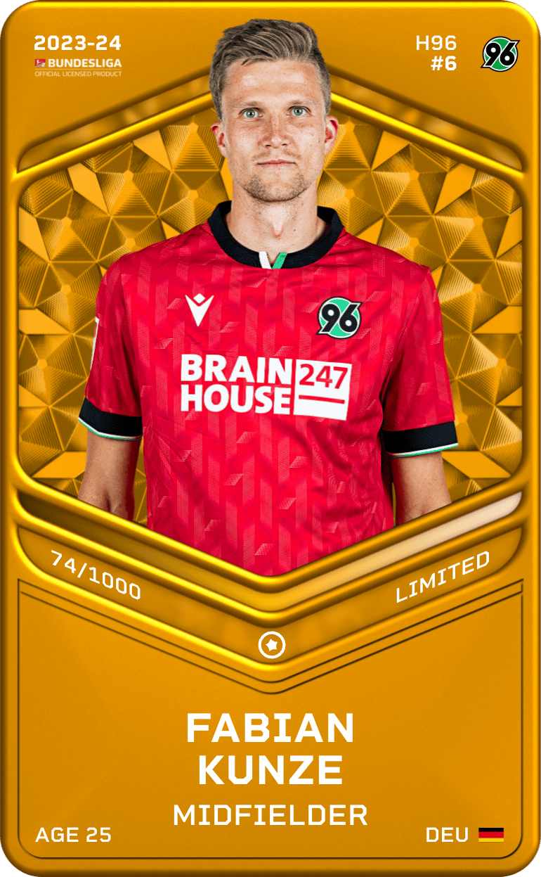Fabian Kunze 2023-24 • Limited 74/1000