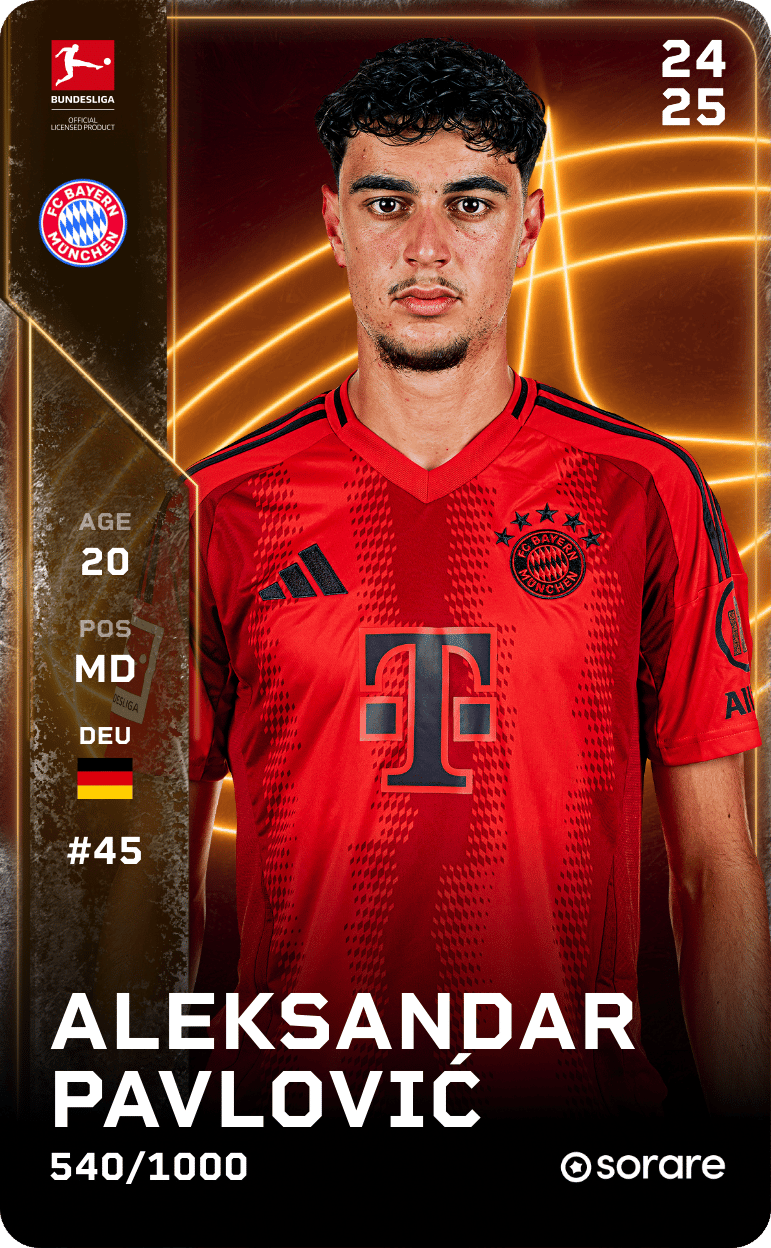 Aleksandar Pavlović 2024-25 • Limited 540/1000