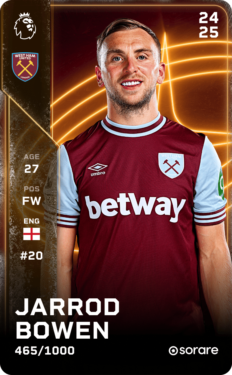 Jarrod Bowen 2024-25 • Limited 465/1000