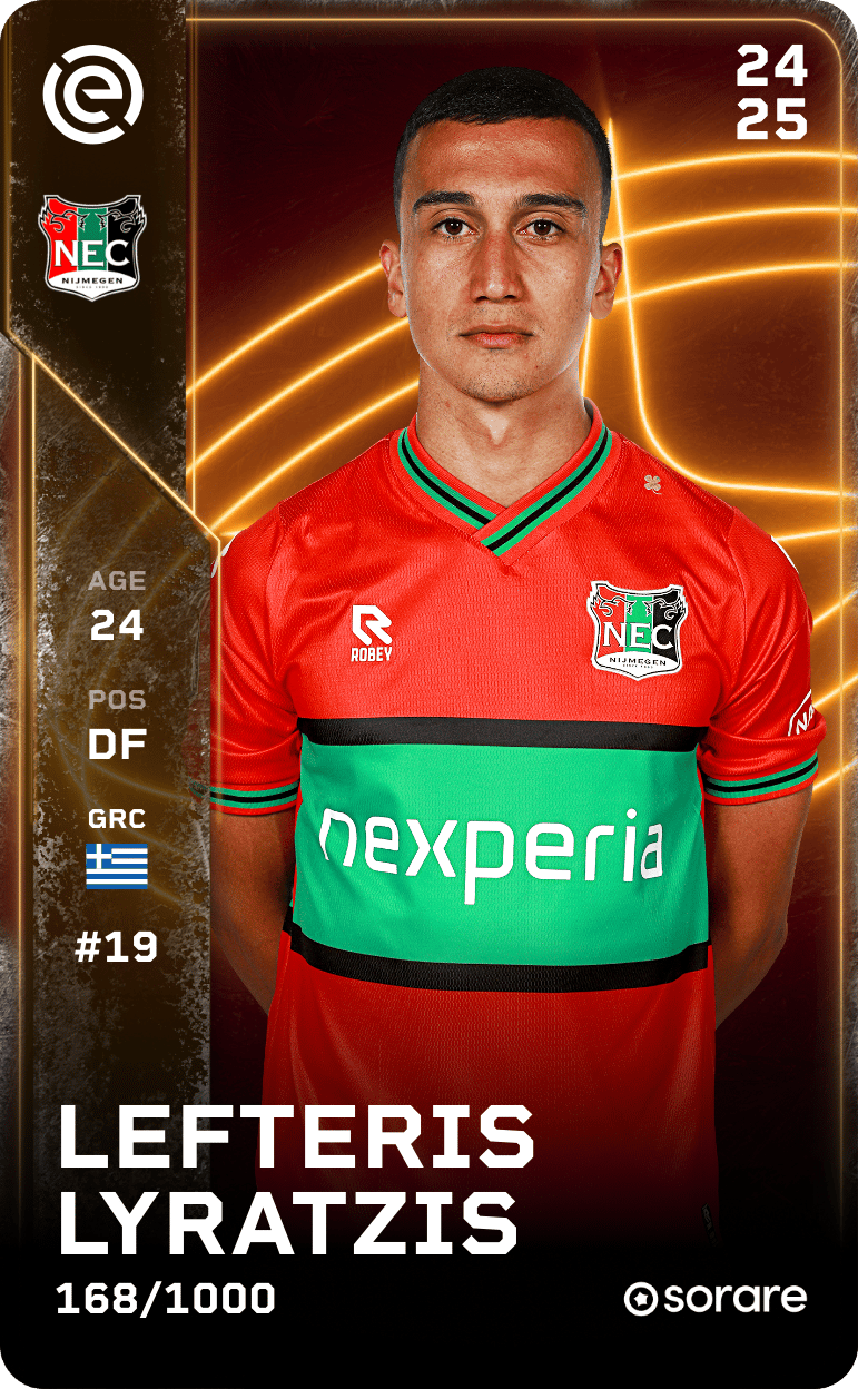 Lefteris Lyratzis 2024-25 • Limited 168/1000
