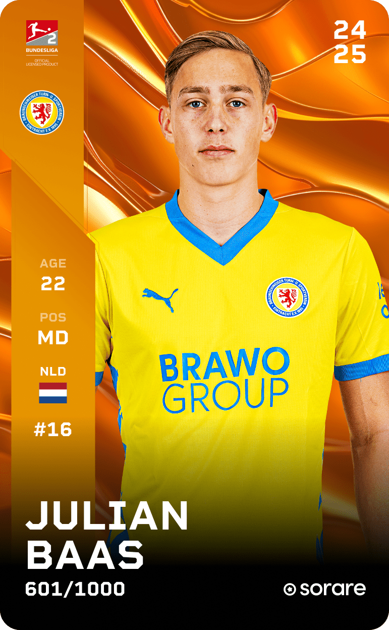 Julian Baas 2024-25 • Limited 601/1000