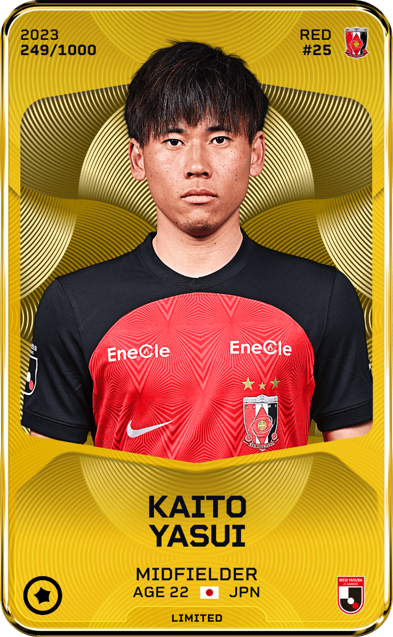 Kaito Yasui 2023-24 • Limited 249/1000